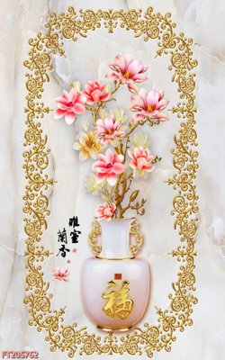 File gốc in mica File in tranh tường 3D FT205762 chất lượng