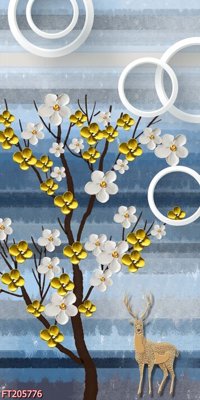 File ảnh gốc File in tranh tường 3D FT205776 (chuyên in mica)