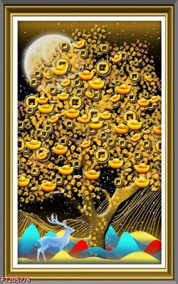 File gốc File in tranh tường 3D FT205778 (in ấn) không giới hạn