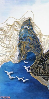 File gốc File in tranh tường 3D FT205788 (trang trí) phòng ngủ