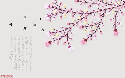 File in trần File in tranh tường 3D FT205830 (file gốc) phong thủy