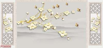 File tranh in trần 3D File in tranh tường 3D FT205838 (ảnh gốc)