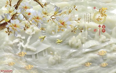 Download file gốc File in tranh tường 3D FT205973 (in lụa) nghệ thuật