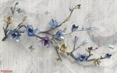 File gốc File in tranh tường 3D FT205989 (phong cách) tối giản