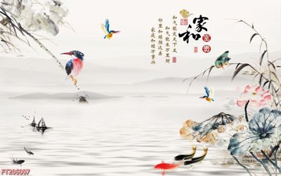 File in ấn File in tranh tường 3D FT206007 (bản gốc) cao cấp