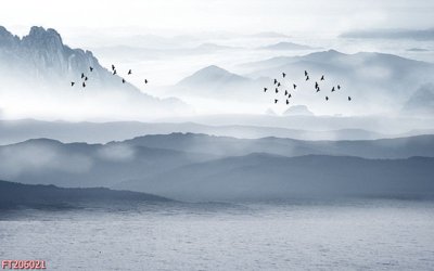 File in lụa File in tranh tường 3D FT206021 (tân cổ điển) File in tranh tường 3D FT206021