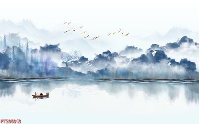 File in trần File in tranh tường 3D FT206043 (file gốc) hoa văn 3D