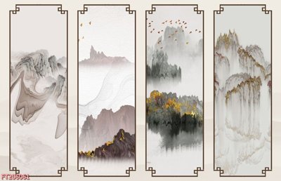 File ảnh File in tranh tường 3D FT206061 (gốc) in decal dán tường