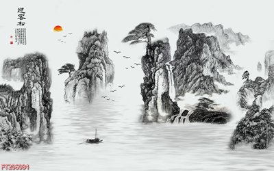 Download file File in tranh tường 3D FT206084 (chuẩn in) chất lượng cao