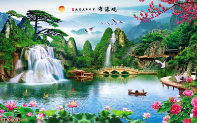 Tải file gốc File in tranh tường 3D FT206093 (in không vỡ ảnh)