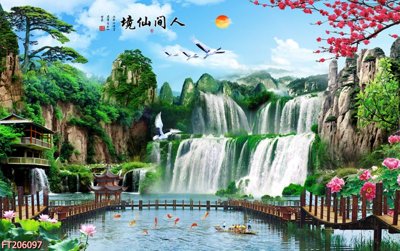 Tải file File in tranh tường 3D FT206097 (ảnh gốc) độ phân giải 300dpi