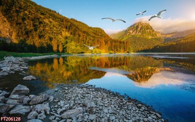 Download file File in tranh tường 3D FT206128 (gốc) in mica bàn thờ