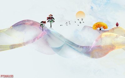 File tranh gốc File in tranh tường 3D FT206155 (bản quyền) độc đáo