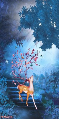 Tải về file gốc File in tranh tường 3D FT206218 (chuẩn in ấn)