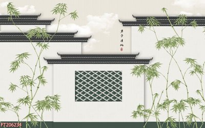 File gốc in mica File in tranh tường 3D FT206234 chất lượng