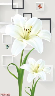 File in trần File in tranh tường 3D FT206239 (file gốc) phong thủy