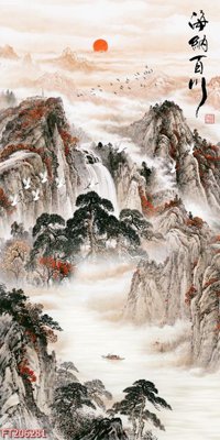 File in lụa File in tranh tường 3D FT206281 (tân cổ điển) File in tranh tường 3D FT206281