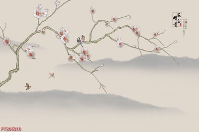 File tranh File in tranh tường 3D FT206310 (file gốc) chuẩn màu in