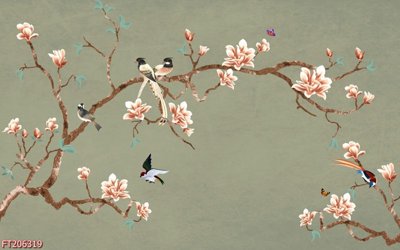 File gốc File in tranh tường 3D FT206319 (in lụa) họa tiết 3D