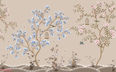 Tải file File in tranh tường 3D FT206326 (PSD) cho in tranh 3D