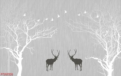 File tranh File in tranh tường 3D FT206338 (bản gốc) treo phòng ăn