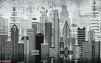 Tải file File in tranh tường 3D FT206390 (gốc) làm file quảng cáo