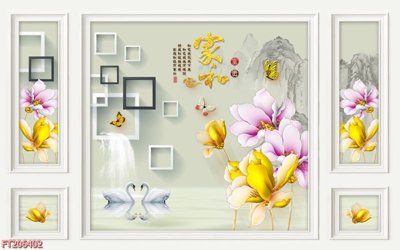 File tranh File in tranh tường 3D FT206402 (ảnh gốc) sắc nét hoàn hảo