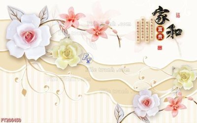 File gốc in mica File in tranh tường 3D FT206450 chất lượng