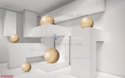 File PSD File in tranh tường 3D FT206457 (bản gốc) dễ dàng edit