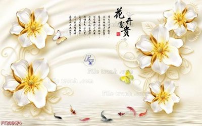 File in ấn File in tranh tường 3D FT206474 (bản gốc) sắc nét