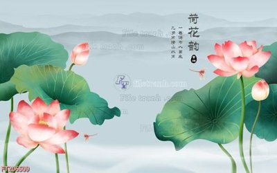 Ảnh gốc File in tranh tường 3D FT206509 (nét căng) in mica