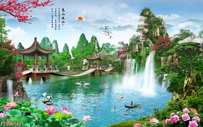 File gốc in ấn File in tranh tường 3D FT206543 chất lượng vượt trội