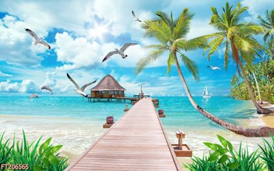 Download file gốc File in tranh tường 3D FT206565 (in lụa) nghệ thuật