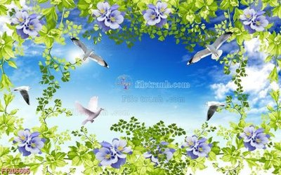 File gốc File in tranh tường 3D FT206606 (phiên bản chuẩn) để in ấn