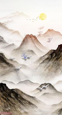 File gốc File in tranh tường 3D FT206627 (dành cho trang trí nội thất)