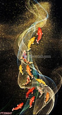 File in mica File in tranh tường 3D FT206647 (ảnh gốc) đẹp