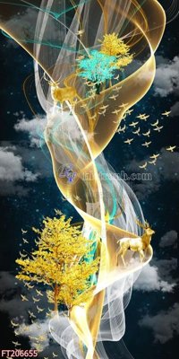 File in ấn File in tranh tường 3D FT206655 (bản gốc) từ file gốc