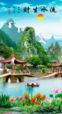 File ảnh gốc File in tranh tường 3D FT206665 (chuyên in mica)