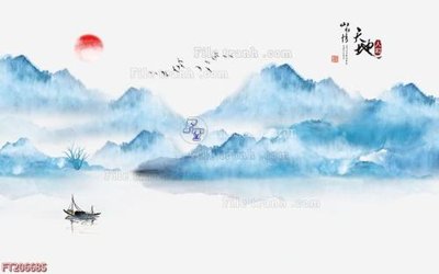 File gốc in ấn File in tranh tường 3D FT206685 chuẩn màu CMYK