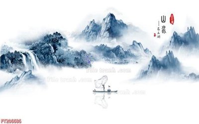 File gốc File in tranh tường 3D FT206686 (bản quyền) cho in ấn