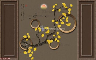 Tải file File in tranh tường 3D FT206731 (gốc) chủ đề phong thủy