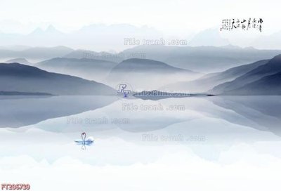 File in mica File in tranh tường 3D FT206739 (bản gốc) siêu trong