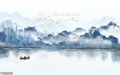 File tranh File in tranh tường 3D FT206743 (bản gốc) treo quán cafe