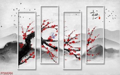 Tải file File in tranh tường 3D FT206784 (gốc) làm tranh trang trí