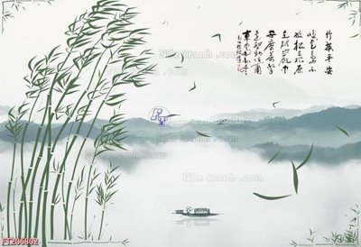 File PSD File in tranh tường 3D FT206802 (bản gốc) dễ dàng edit