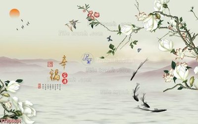 Ảnh gốc File in tranh tường 3D FT206804 (độ nét cao) in tráng gương