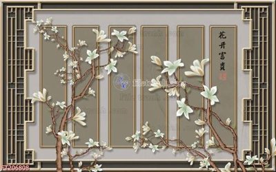 Tải về hình ảnh gốc File in tranh tường 3D FT206808 sắc nét