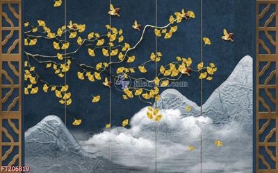 Chi tiết file gốc File in tranh tường 3D FT206819 (cho in tráng gương)