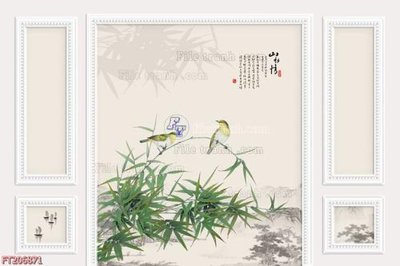 File gốc File in tranh tường 3D FT206871 (in tráng gương) ốp tường