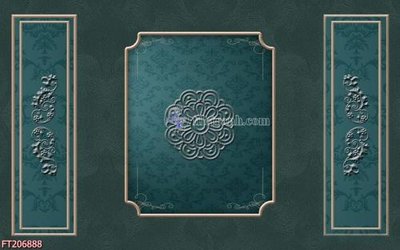 File in trần File in tranh tường 3D FT206888 (file gốc) phong thủy